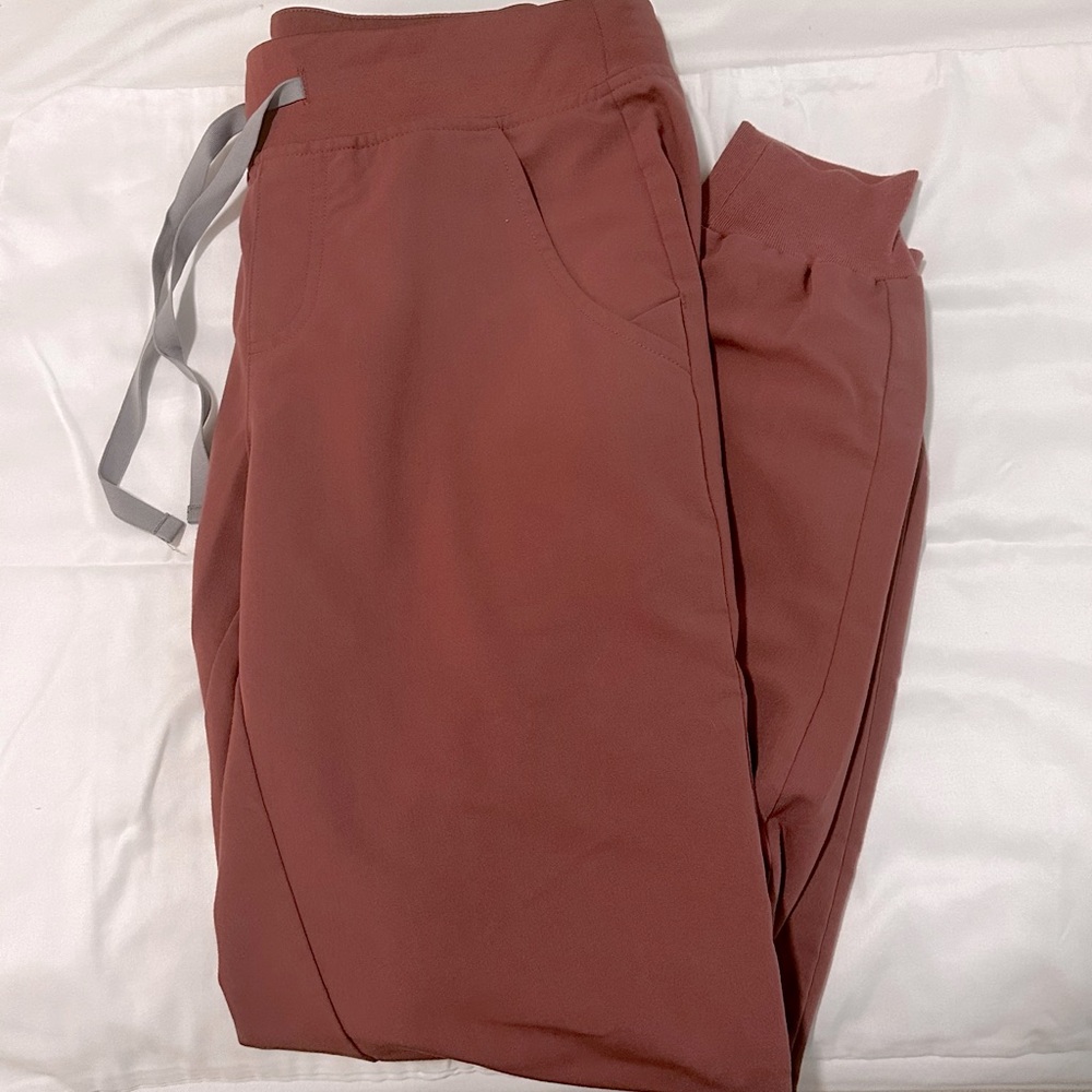 Figs Mauve Joggers - Small
